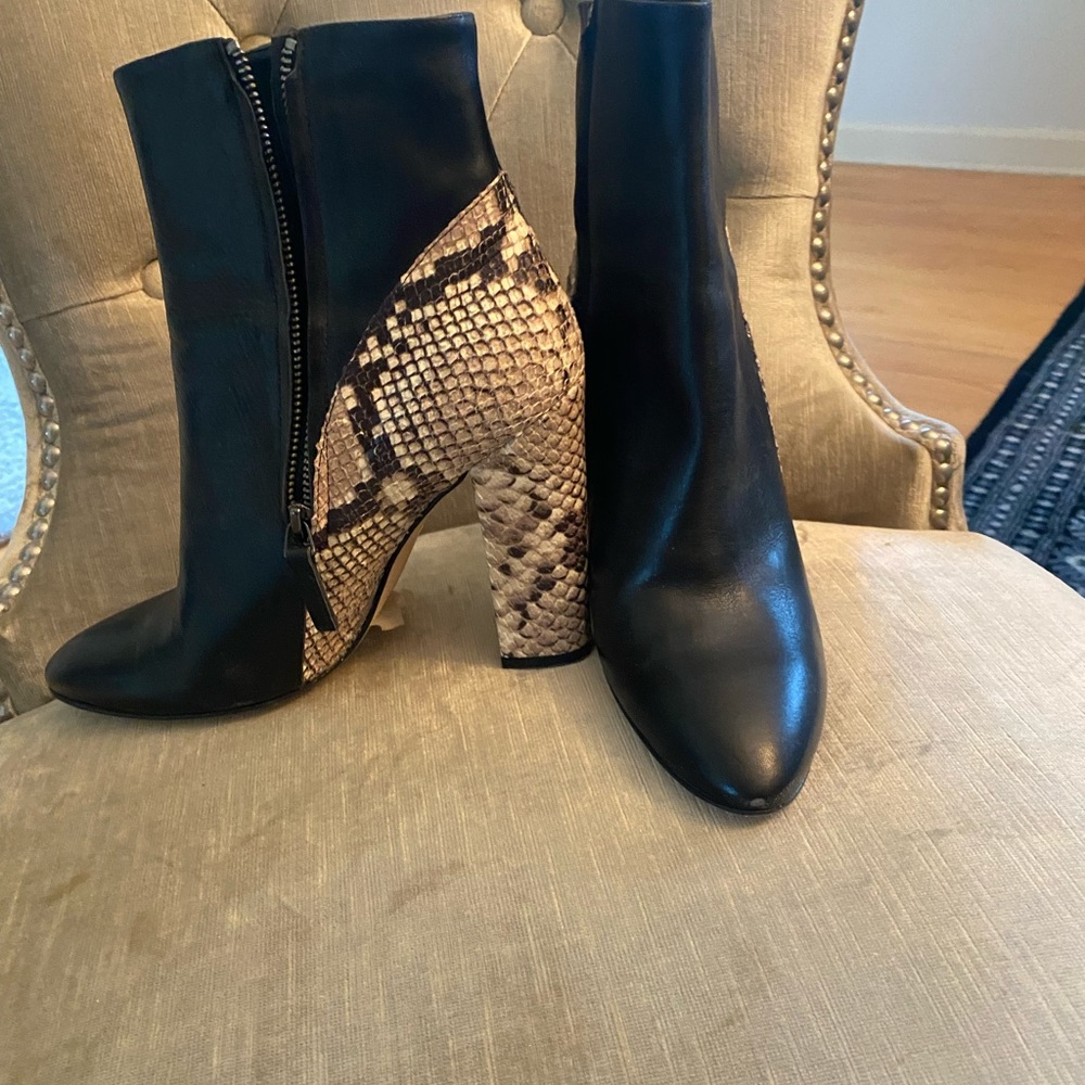Barneys New York Python Leather Boots - image 2